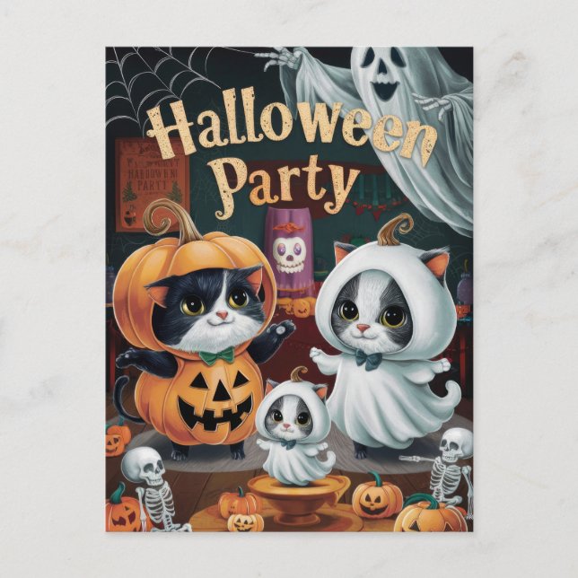 Spooktacular Halloween fest Vykort (Framsida)