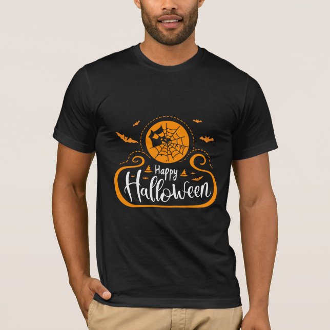 Spooktacular Halloween Firande T Shirt (Framsida)