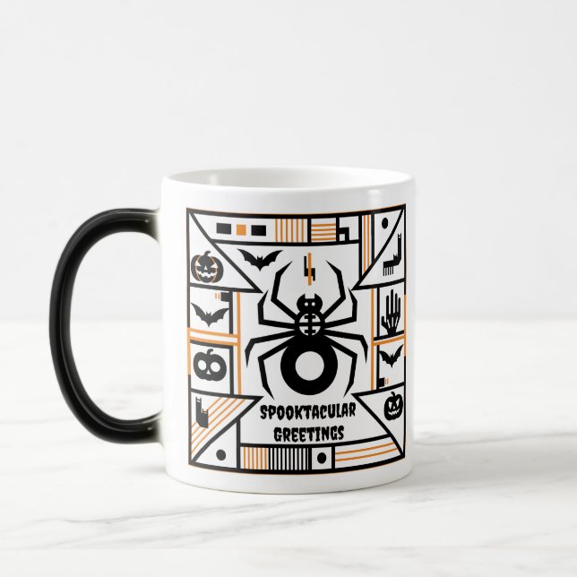 spooktaculär halloween magisk mugg (Vänster)