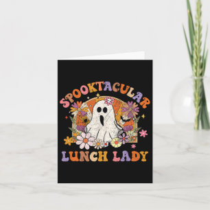 Spooktacular Lunch Dam Happy halloween Spooky Mat Kort
