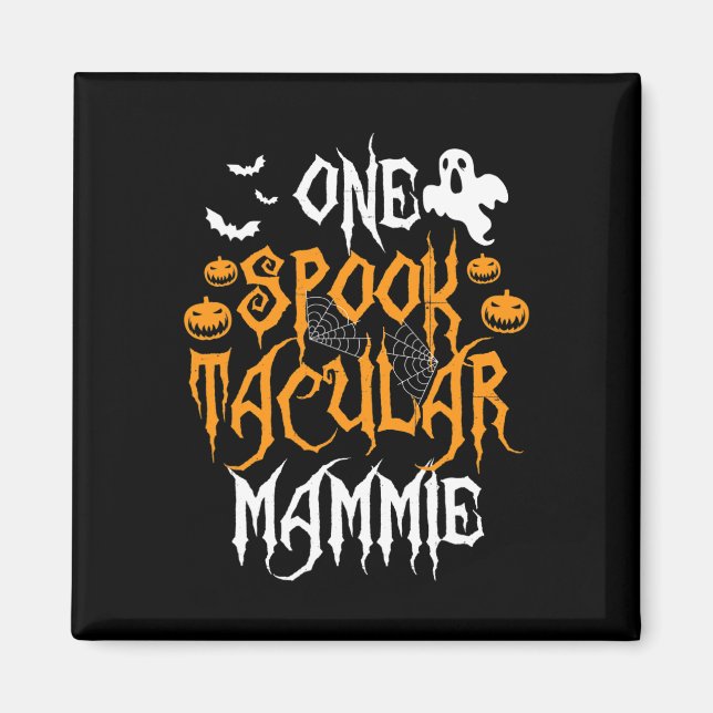 Spooktacular Mammie Mor Matching Family Halldue Magnet (Framsidan)