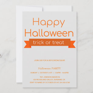 Spooktaculär Mörk Haunted House Halloween fest I Inbjudningar