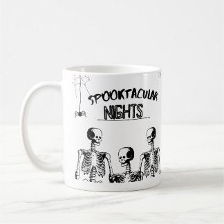 Spooktacular Nights Happy halloween Funny skalle Kaffemugg