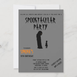 Spooktacular Party Halloween Ghost och Kid Inbjudningar