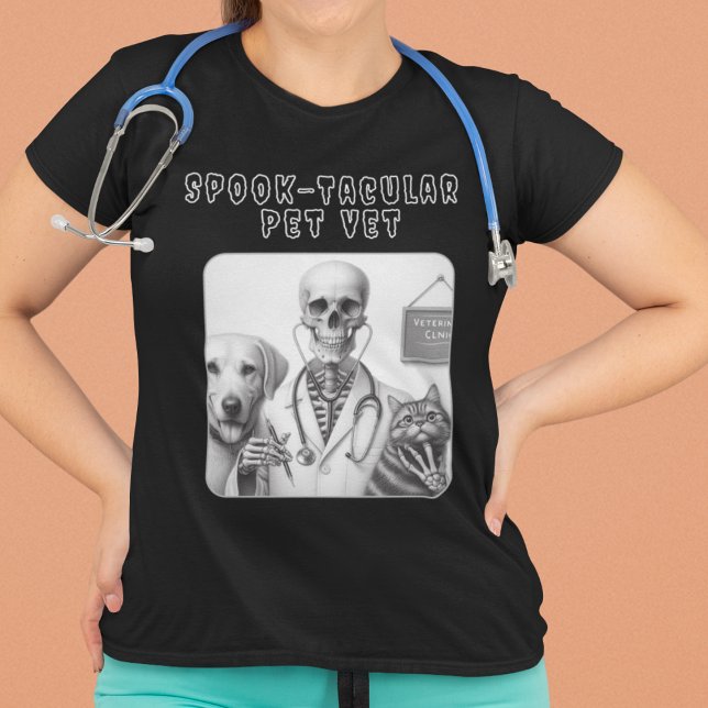 Spooktacular Pet Vet T Shirt (Skapare uppladdad)