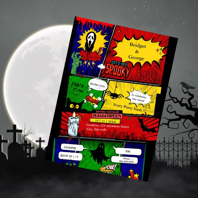 spooktacular spökhalloween-tecknad artikel (Skapare uppladdad)