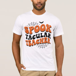 Spooktacular Teacher Halloween Fall Unique Gift T Shirt