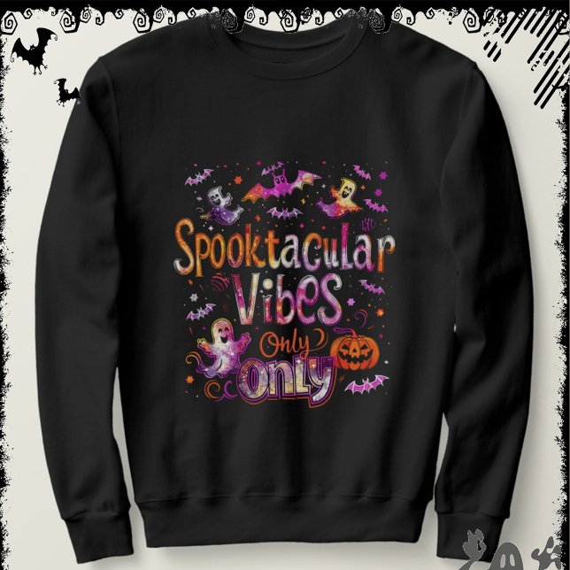 Spooktacular Vibes Only | ExDesigner | Halloween T Shirt (Skapare uppladdad)