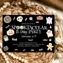 Spooktaculära födelsedagspungar party