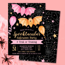 Spooktaculära Halloween fest och trick eller behan