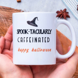 Spooktaculära koffeinerade Halloween-kaffe Mugg