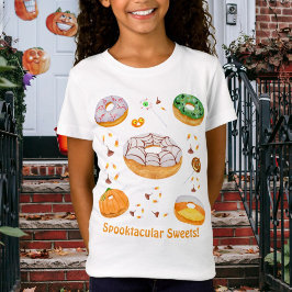 Spooktaculära sötsaker med vattenfärg! Halloween C T Shirt