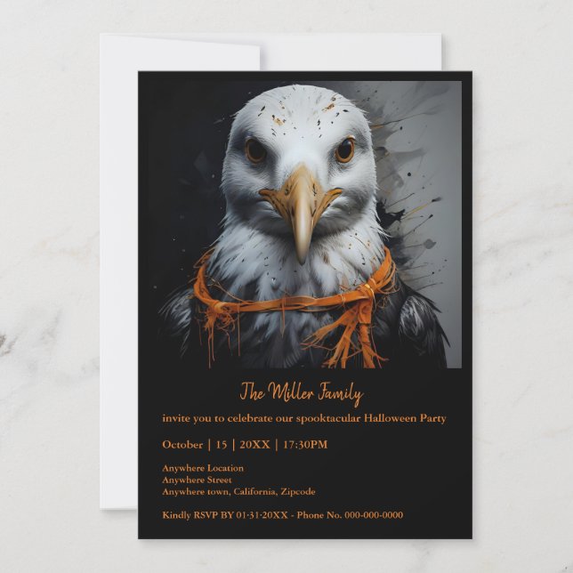 Spooktaculärskrämmande Halloween-djur i förklädnad (Framsida)