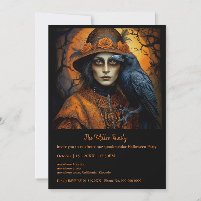 Spooktaculärskrämmande Halloween-djur i förklädnad (Framsida)