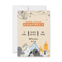 Spooktaculärt sött spöke Halloween fest