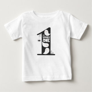 Spooky 1:a födelsedag Baby Shirt T