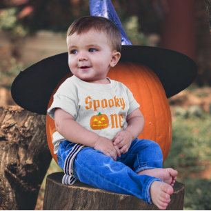 Spooky 1:a födelsedagen Baby T-Shirt