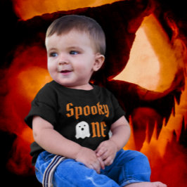Spooky 1:a födelsedagen Baby T-Shirt