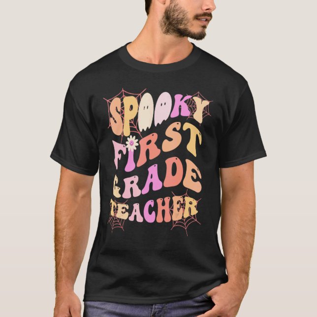 SPOOKY 1ST KLASS TEACHER-kostym Det här är min Fab T Shirt (Framsida)