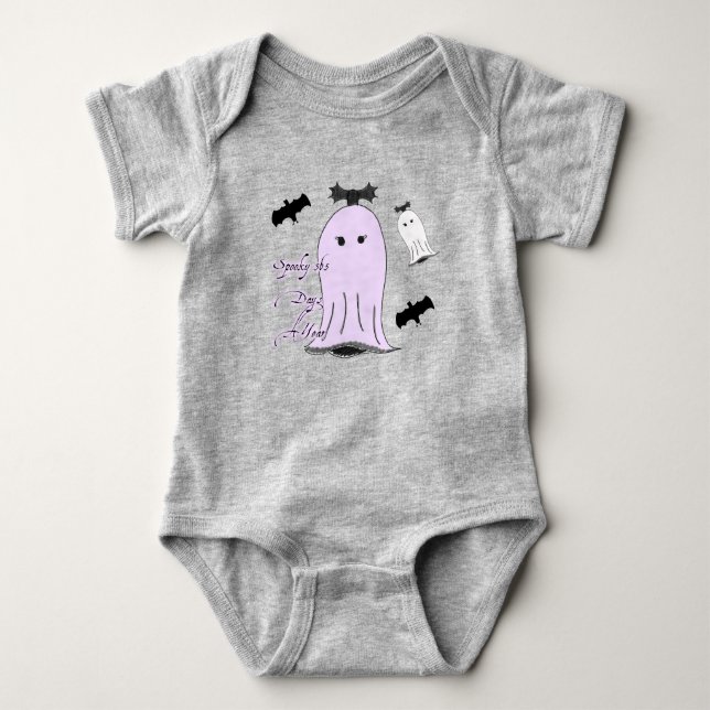 Spooky 365 dagar per år, bodykostym Baby T Shirt (Framsida)