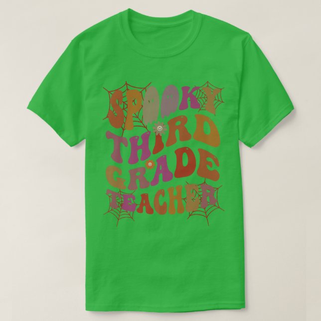 SPOOKY 3RD KLASS-TEACHER-kostym Det här är min Fab T Shirt (Design framsida)