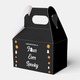 Spooky 4e födelsedagen presentaskar