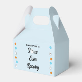 Spooky 4e födelsedagen presentaskar