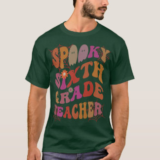 SPOOKY 6E KLASS TEACHER-kostym Det här är min fabo T Shirt