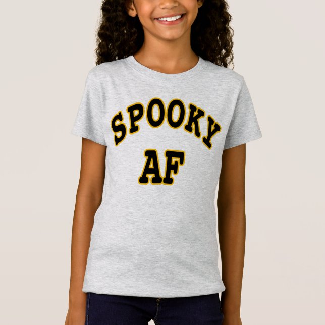 SPOOKY AF-HALLOWEEN UGLY T SHIRT (Framsida)