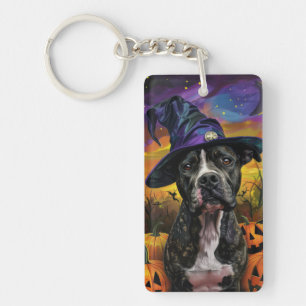 Spooky American Stafford Halloween Pumpkin