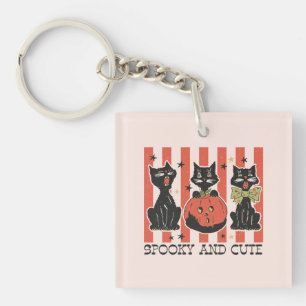 Spooky and Cute - Black Cat and Pumpkin