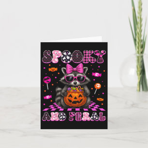 Spooky and Feral Cute Raccoon Halloween Costumes W Kort