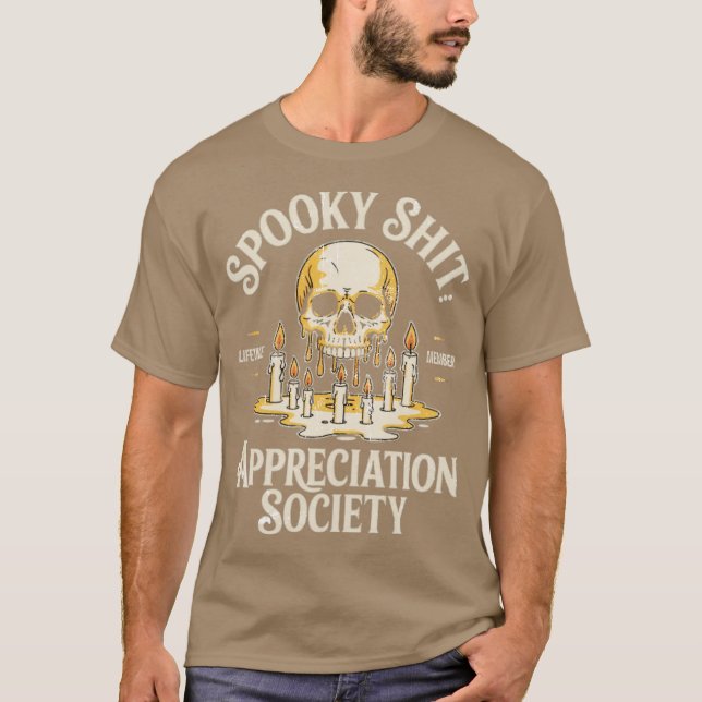 Spooky Appreciation Society (2) T Shirt (Framsida)