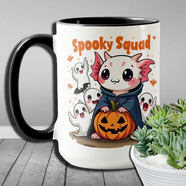 Spooky Aquatic Creations Spooky Axolotl Squad Mugg (Skapare uppladdad)