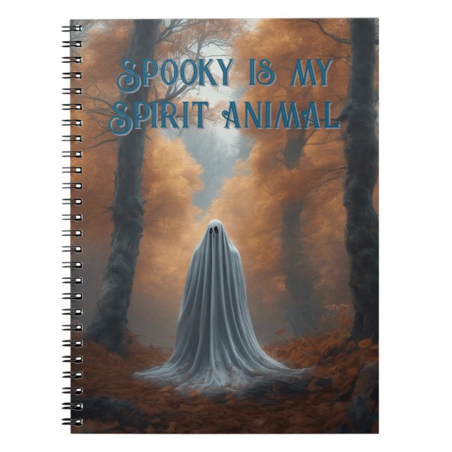 Spooky är mitt spritdjur anteckningsbok (Framsidan)