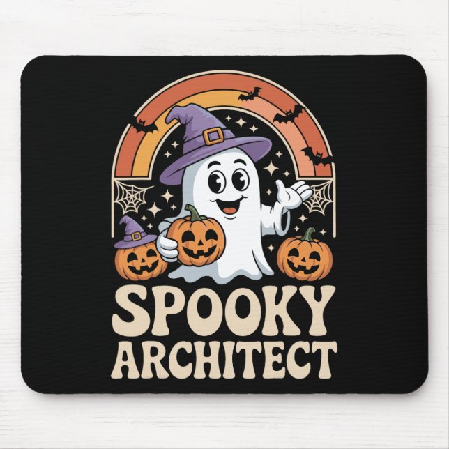 Spooky Architect Ghost Pumpkin Architecture Hallow Musmatta (Framsidan)