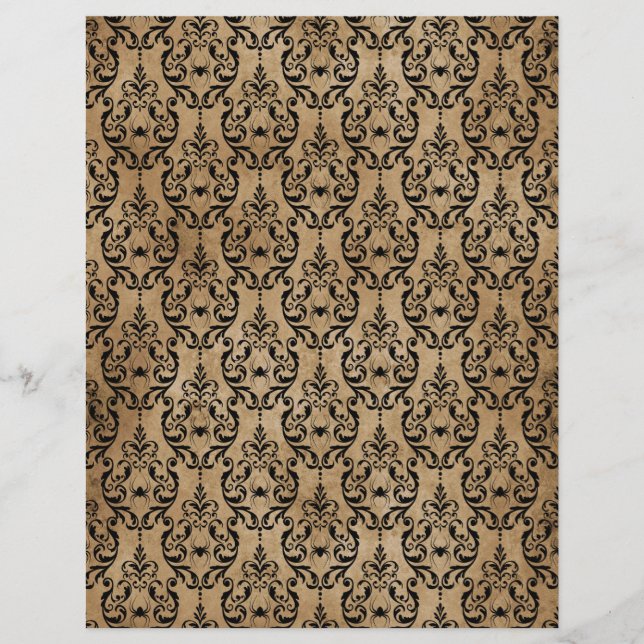 Spooky Autumn Gotham Scrapbook Pappra Lakan (Framsida)