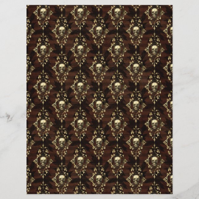 Spooky Autumn Gotham Scrapbook Pappra Lakan (Framsida)
