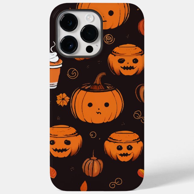 Spooky Autumn Pumpkin Spice Horror Natten (Baksida)