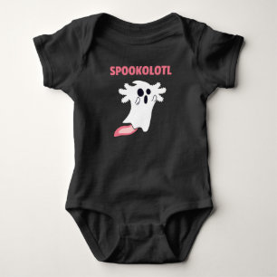 Spooky Axolotl Älskare Cute Animals för Halloween T Shirt