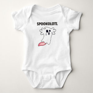 Spooky Axolotl Älskare Cute Animals för Halloween T Shirt