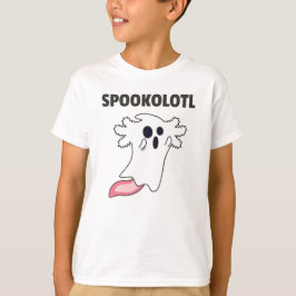Spooky Axolotl Älskare Cute Animals for Halloween T Shirt