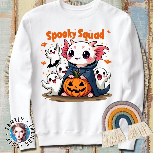 Spooky Axolotl Squad T Shirt (Skapare uppladdad)