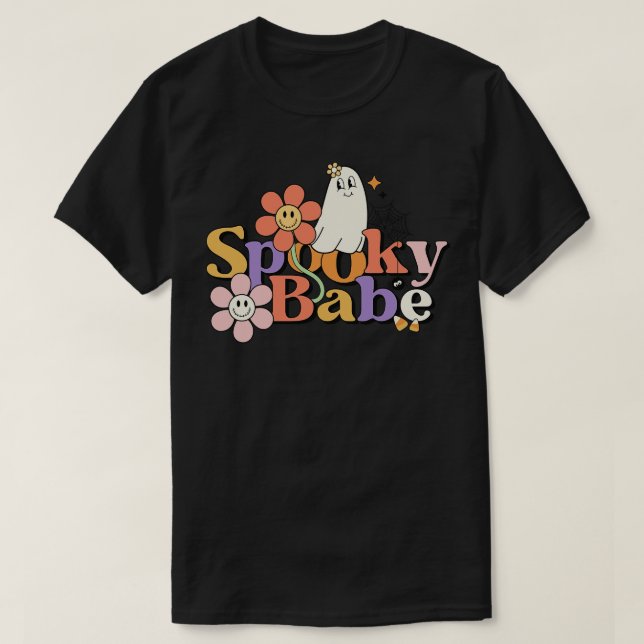Spooky Babe 1 T Shirt (Design framsida)