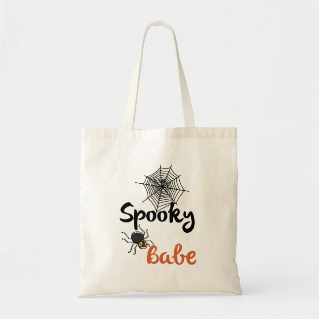 Spooky Babe - Cute Halloween Design Design Tygkasse (Framsidan)