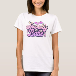 Spooky Babe Cute Halloween T Shirt
