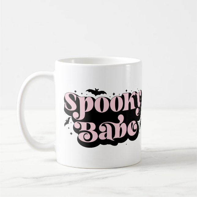 Spooky Babe Halloween Kaffemugg (Vänster)