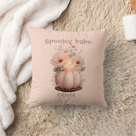 Spooky Babe Pumpkin för Girls Kudde