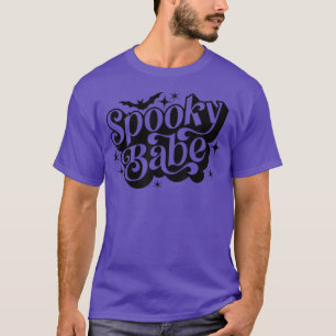 Spooky Babe Pumpkin-taloky Season Women Halloween T Shirt