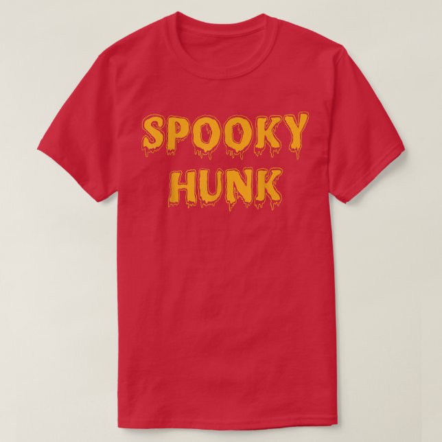 Spooky Babe Spooky Hunk Funny Matching Couples Hal T Shirt (Design framsida)